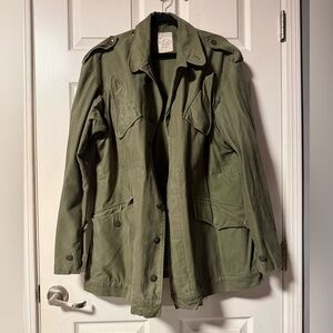 Vintage Dutch Army Field Jacket 1988 |
Heavy Cotton Utility Workwear | Cold War